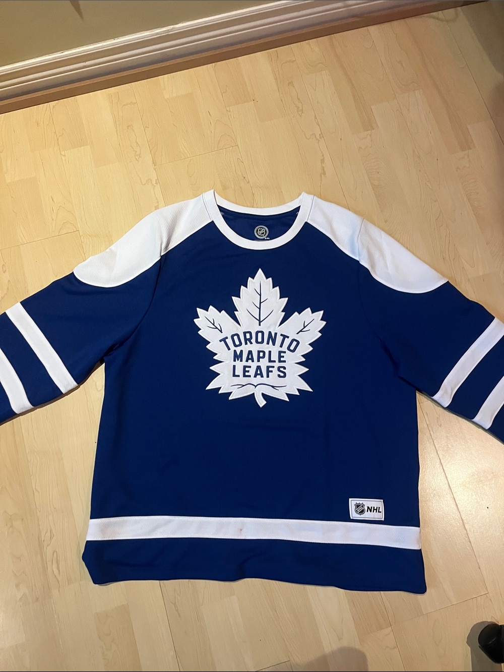 Toronto Maple Leafs Blue White NHL Jersey Sweatshirt
